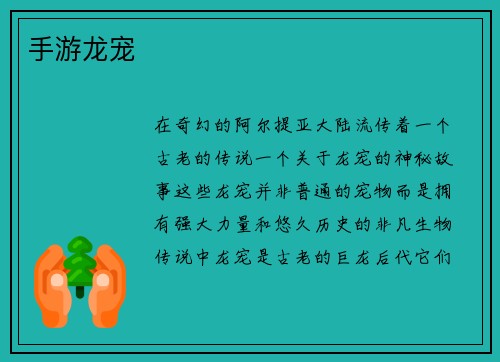 手游龙宠